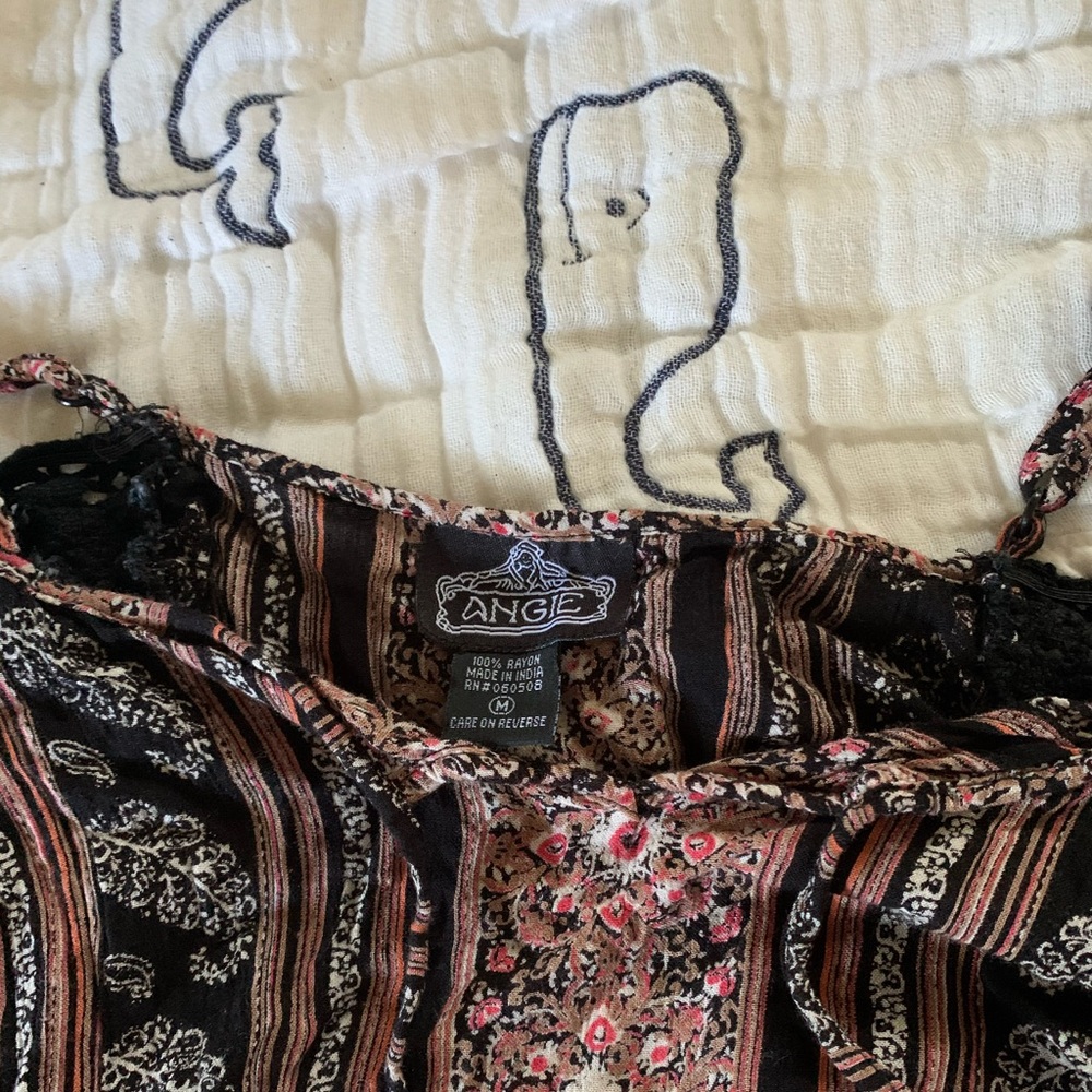Boho Patterned Blouse - Picture 2 of 2